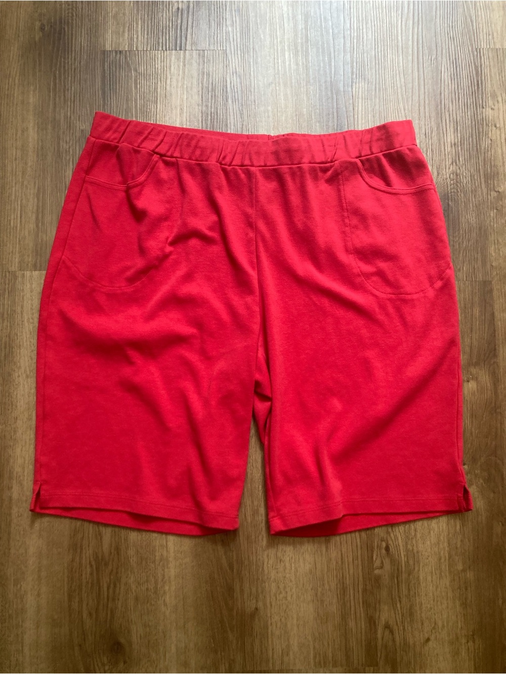 Quacker Factory Casual Red Shorts 1X